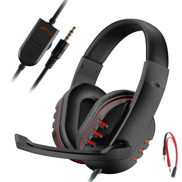 Headset Gamer - Fone de ouvido 3.5mm + Microfone - Home Shop Brasil 